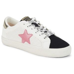Vintage Havana Star Perforated Leather Sneakers SIZE 7